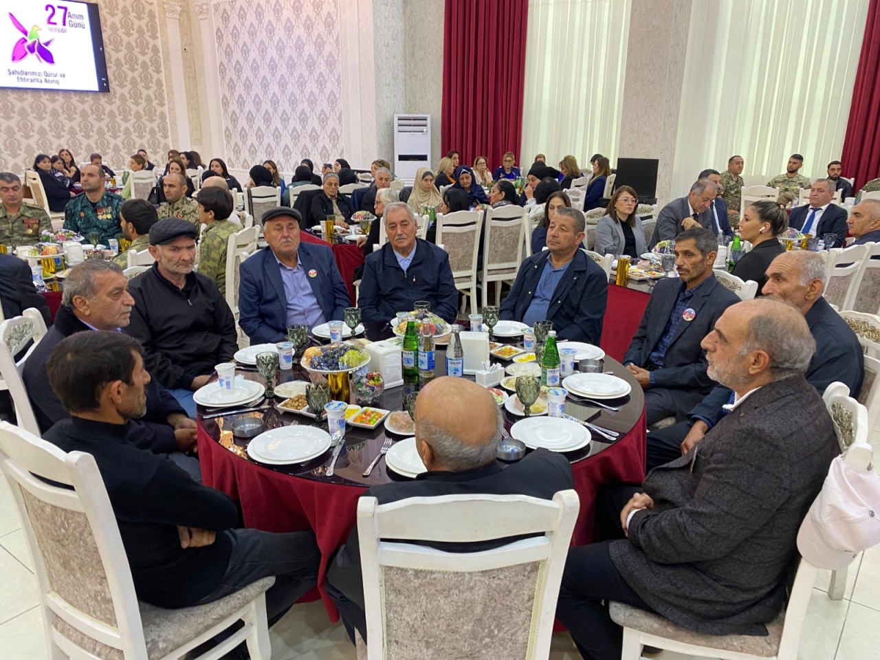 Xəzər rayonunda Anım günü ilə bağlı silsilə tədbirlər keçirilib - FOTOLAR